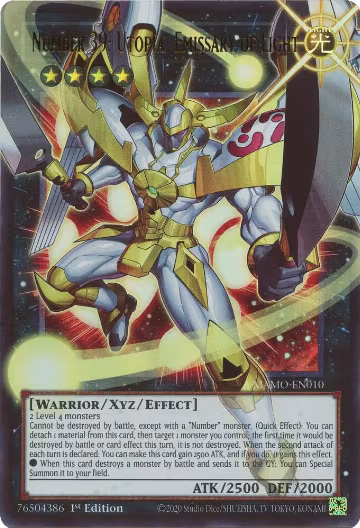 Number 39: Utopia, Emissary of Light (Extended Art) (MAMO-EN010), Magnificent Monsters — Yu-Gi-Oh! card price