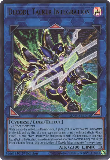 Decode Talker Integration (MAMO-EN016), Magnificent Monsters — Yu-Gi-Oh! card price