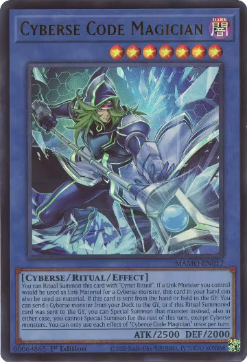Cyberse Code Magician (MAMO-EN017), Magnificent Monsters — Yu-Gi-Oh! card price
