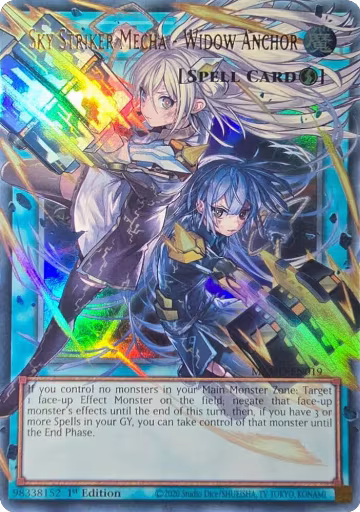 Sky Striker Mecha - Widow Anchor (Extended Art) (MAMO-EN019), Magnificent Monsters — Yu-Gi-Oh! card price