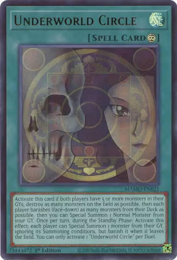 Underworld Circle (MAMO-EN021), Magnificent Monsters — Yu-Gi-Oh! card price
