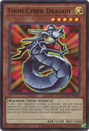 Toon Cyber Dragon (MAMO-EN043), Magnificent Monsters — Yu-Gi-Oh! card price
