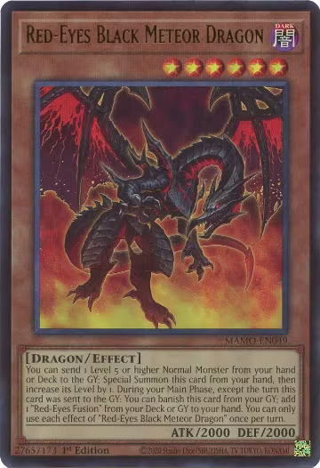 Red-Eyes Black Meteor Dragon (MAMO-EN049), Magnificent Monsters — Yu-Gi-Oh! card price