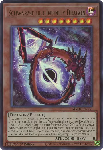 Schwarzschild Infinity Dragon (MAMO-EN053), Magnificent Monsters — Yu-Gi-Oh! card price