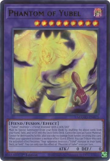 Phantom of Yubel (MAMO-EN075), Magnificent Monsters — Yu-Gi-Oh! card price