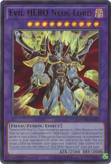 Evil HERO Neos Lord (MAMO-EN076), Magnificent Monsters — Yu-Gi-Oh! card price