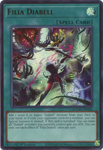Filia Diabell (MAMO-EN100), Magnificent Monsters — Yu-Gi-Oh! card price