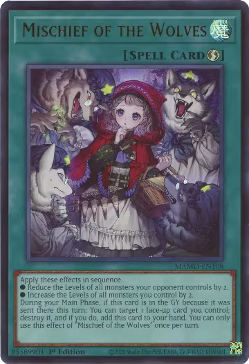 Mischief of the Wolves (MAMO-EN108), Magnificent Monsters — Yu-Gi-Oh! card price