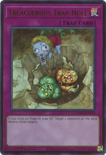 Treacherous Trap Hole (MAMO-EN114), Magnificent Monsters — Yu-Gi-Oh! card price