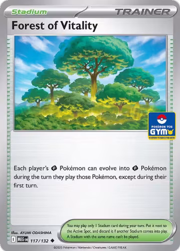 Forest of Vitality - 117/132 (GYM) (117/132), Southeast Asia Exclusives — Pokémon card price