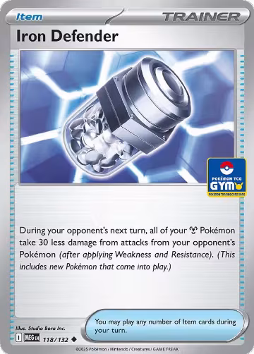 Iron Defender - 118/132 (GYM) (118/132), Southeast Asia Exclusives — Pokémon card price