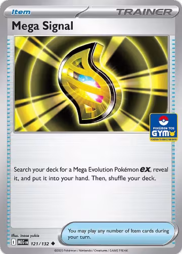 Mega Signal - 121/132 (GYM) (121/132), Southeast Asia Exclusives — Pokémon card price