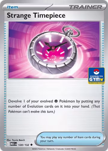 Strange Timepiece - 128/132 (GYM) (128/132), Southeast Asia Exclusives — Pokémon card price