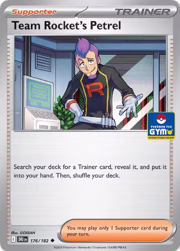Team Rocket's Petrel - 176/182 (GYM) (176/182), Southeast Asia Exclusives — Pokémon card price