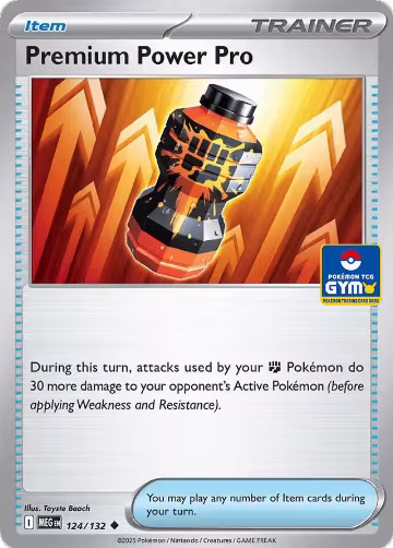 Premium Power Pro - 124/132 (GYM) (124/132), Southeast Asia Exclusives — Pokémon card price