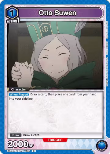 Otto Suwen (UE24BT/REZ-1-035), Re:ZERO -Starting Life in Another World- — Union Arena card price