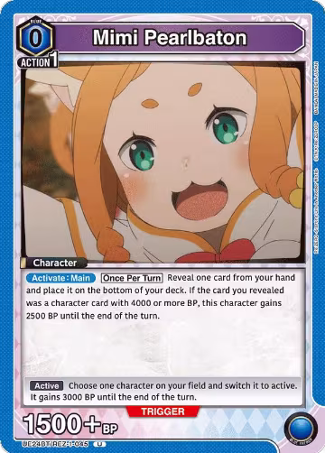 Mimi Pearlbaton (UE24BT/REZ-1-045), Re:ZERO -Starting Life in Another World- — Union Arena card price