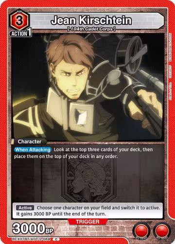 Jean Kirschtein (064) (UEX07BT/AOT-2-064), UEX07BT: Attack on Titan Vol. 2 — Union Arena card price