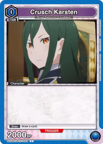 Crusch Karsten (055) (Box Topper Foil) (UE24BT/REZ-1-055), Re:ZERO -Starting Life in Another World- — Union Arena card price