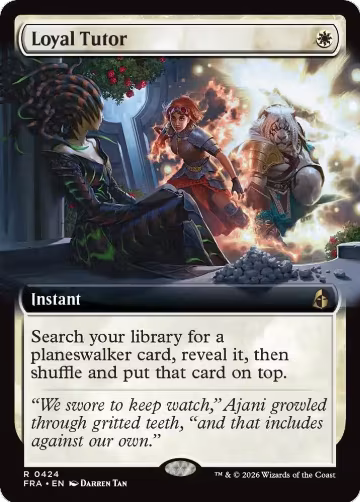 Loyal Tutor (Extended Art) (424), Reality Fracture — Magic card price