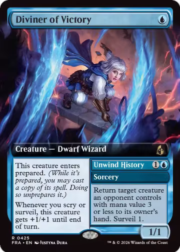 Diviner of Victory (Extended Art) (425), Reality Fracture — Magic card price