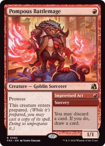 Pompous Battlemage (90), Reality Fracture — Magic card price