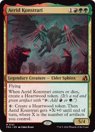 Aerid Konstrari (121), Reality Fracture — Magic card price