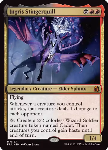 Ingris Stingerquill (137), Reality Fracture — Magic card price