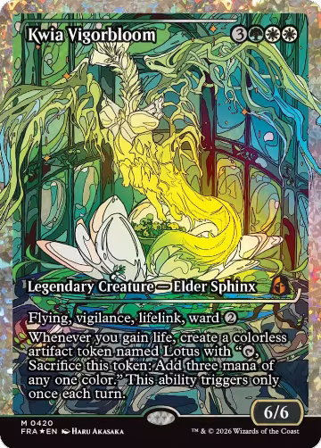 Kwia Vigorbloom (Showcase) (Fracture Foil) (0420) (420), Reality Fracture — Magic card price