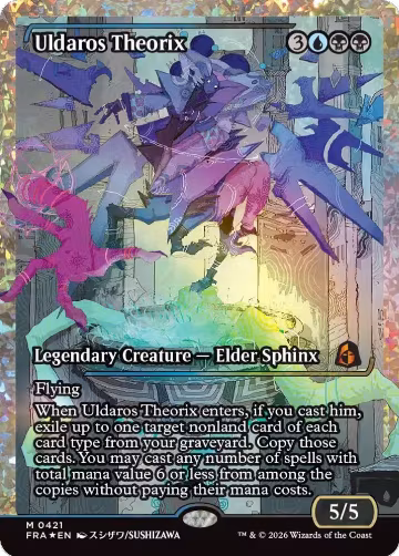 Uldaros Theorix (Showcase) (Fracture Foil) (0421) (421), Reality Fracture — Magic card price