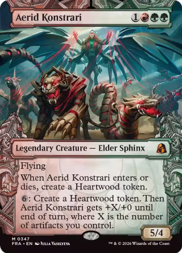 Aerid Konstrari (Showcase) (0347) (347), Reality Fracture — Magic card price