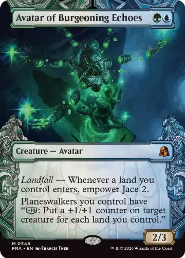 Avatar of Burgeoning Echoes (Showcase) (348), Reality Fracture — Magic card price