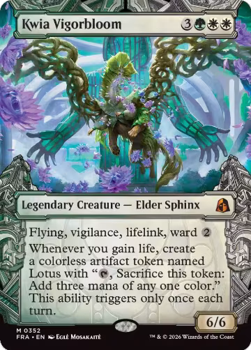 Kwia Vigorbloom (Showcase) (0352) (352), Reality Fracture — Magic card price