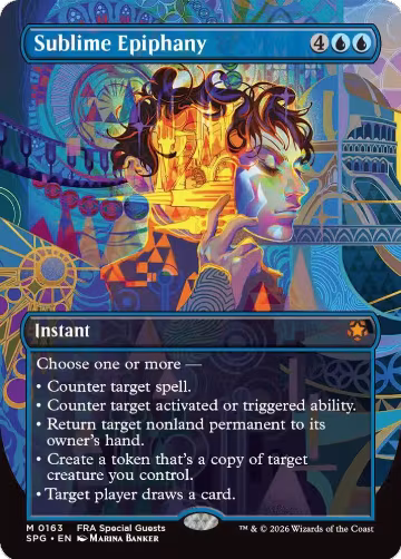 Sublime Epiphany (Borderless) (163), Special Guests — Magic card price