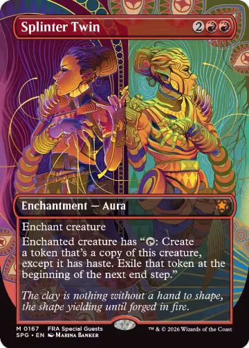 Splinter Twin (Borderless) (167), Special Guests — Magic card price