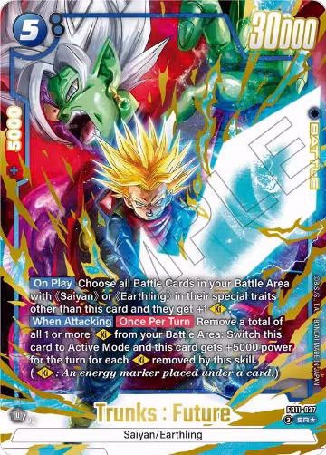 Trunks : Future - FB11-037 (Alternate Art) (FB11-037), Brightness of Hope — DB Fusion card price