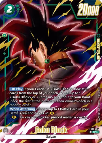Goku Black - FB11-054 (Alternate Art) (FB11-054), Brightness of Hope — DB Fusion card price