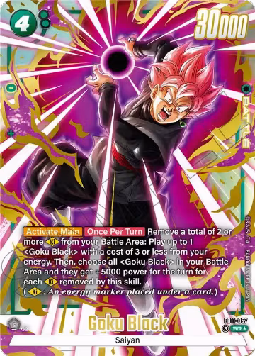 Goku Black - FB11-057 (Alternate Art) (FB11-057), Brightness of Hope — DB Fusion card price