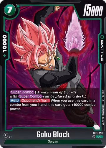 Goku Black - FB11-058 (FB11-058), Brightness of Hope — DB Fusion card price