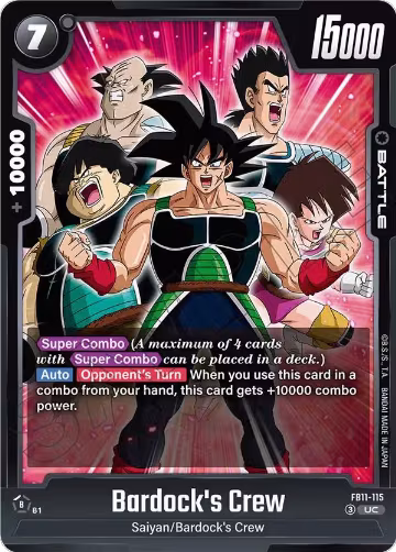 Bardock's Crew - FB11-115 (FB11-115), Brightness of Hope — DB Fusion card price