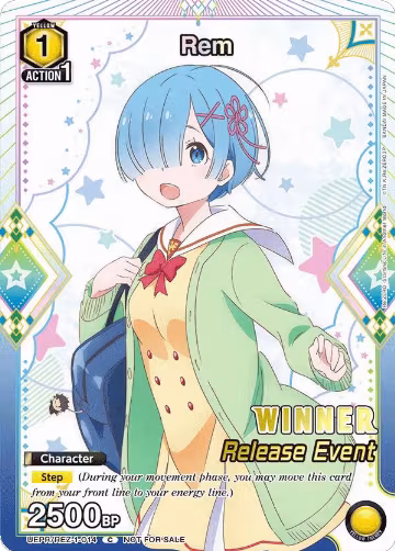 Re:ZERO -Starting Life in Another World- Release Event Cards — Union Arena set prices