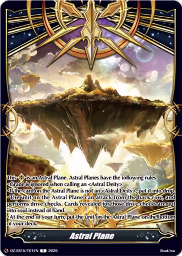 Astral Plane (DZ-SS15/T01EN), DZ-SS15: The Legendary Vanguards — Vanguard card price
