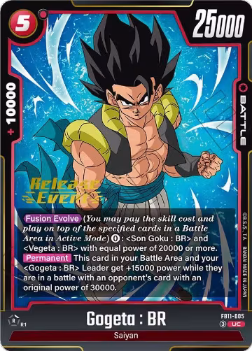 Gogeta : BR (FB11-005) — card price
