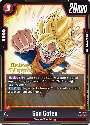 Son Goten - FB11-014 (FB11-014), Brightness of Hope Release Event Cards — DB Fusion card price