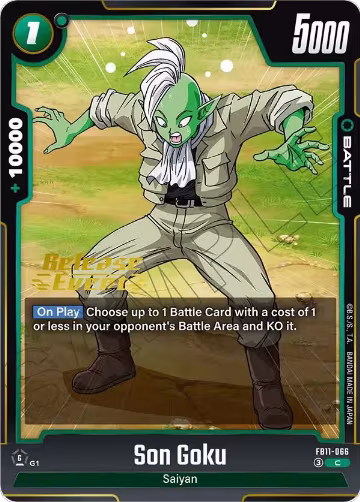 Son Goku - FB11-066 (FB11-066), Brightness of Hope Release Event Cards — DB Fusion card price
