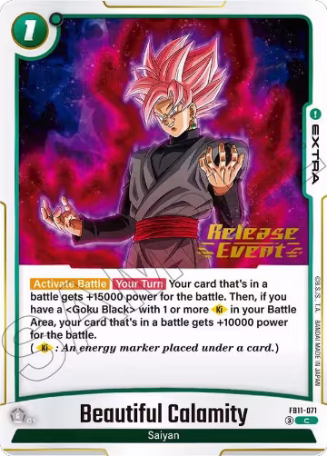 Beautiful Calamity (FB11-071), Brightness of Hope Release Event Cards — DB Fusion card price