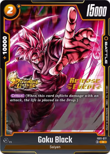 Goku Black - FB11-077 (FB11-077), Brightness of Hope Release Event Cards — DB Fusion card price