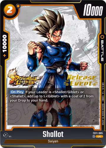 Shallot - FB11-085 (FB11-085), Brightness of Hope Release Event Cards — DB Fusion card price
