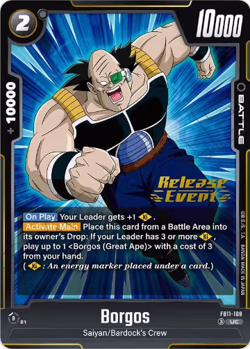 Borgos (FB11-108), Brightness of Hope Release Event Cards — DB Fusion card price