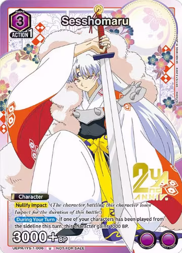 Sesshomaru (006) (UEPR/IYS-1-006), Union Arena Promotion Cards — Union Arena card price
